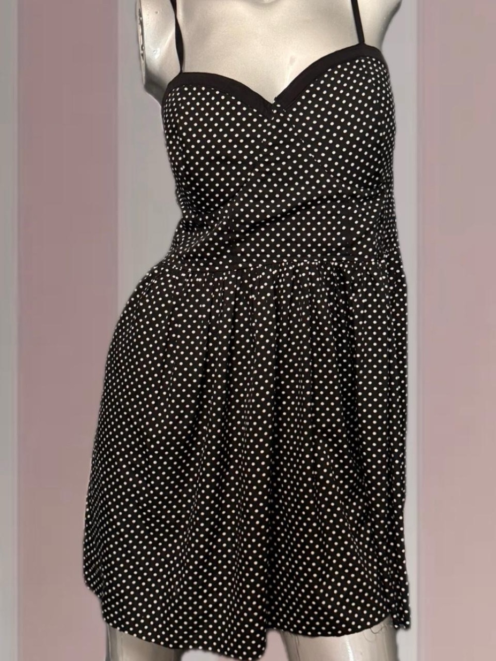 Jolie Y2K Grunge Polka Dot Mini Dress